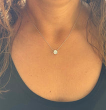 Load image into Gallery viewer, Round Cut Moissanite Solitaire Necklace And Chain Dainty Minimalist Prong Style 14k Solid White Gold Pendant Bridal Wedding Gift 1.50ct