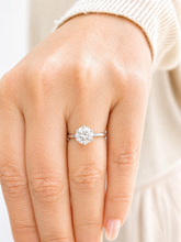Load image into Gallery viewer, Crown Style Six Prong Setting Engagement Ring Solitaire Ring In 14K Solid Yellow Gold Round Cut Simulated Diamonds Wedding Ring 1.50ct 7.5mm