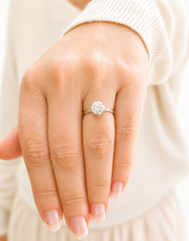 Load image into Gallery viewer, Crown Style Six Prong Setting Engagement Ring Solitaire Ring In 14K Solid Yellow Gold Round Cut Simulated Diamonds Wedding Ring 1.50ct 7.5mm