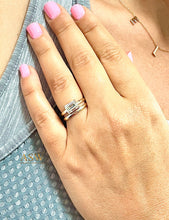 Load image into Gallery viewer, 14K Solid Yellow Gold Emerald Forever One Moissanite Ring And Band Solitaire Four Prong Setting Wedding Set 1.75ct