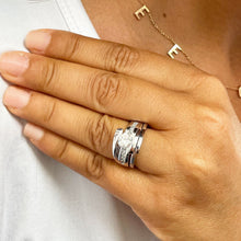 Load image into Gallery viewer, 14k Solid And Heavy White Gold Round Natural Diamonds Engagement Ring And Band Tension Set Bridal Set 1.70ct