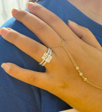 Load image into Gallery viewer, Rectangular Radiant Cut Simulated Diamonds Engagement Ring And Matching Band Women&#39;s Propose Bridal Set Inner Halo 14K Solid White Gold 5.20
