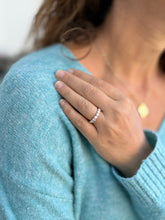 Load image into Gallery viewer, Round Cut Moissanites Eternity Band, Eternity Wedding Band, Bridal Anniversary Band 14K Solid Rose Gold 1.25ctw 3.50mm Width
