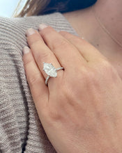 Load image into Gallery viewer, Marquise Cut Diamond Engagement Ring Set In IGI Certified 14k Solid White Gold Half Eternity Style Wedding Ring Prong Set Bridal Ring 4.20ct
