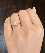 Load image into Gallery viewer, Crown Style Six Prong Setting Engagement Ring Solitaire Ring In 14K Solid Yellow Gold Round Cut Simulated Diamonds Wedding Ring 1.50ct 7.5mm
