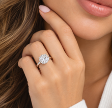 Load image into Gallery viewer, Round Cut Diamond Engagement Ring IGI Certified 5.00ct 14k Solid White Gold Solitaire Style Bridal Ring Minimalist Wedding Ring G-VS2
