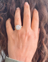 Load image into Gallery viewer, Round Cut Diamond Engagement Ring Halo Wedding Bridal Ring Filigree Style IGI Certified 14k Solid Yellow Gold 4.65cttw G-VS2
