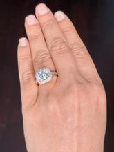 Load image into Gallery viewer, Round Cut Diamond Engagement Ring Halo Wedding Bridal Ring Filigree Style IGI Certified 14k Solid Yellow Gold 4.65cttw G-VS2
