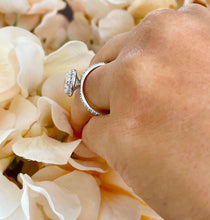 Load image into Gallery viewer, IGI Certified 14k Solid White Gold Oval and Round Cut Diamond Engagement Ring Halo 3.50ct F VS2
