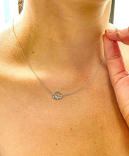 Load image into Gallery viewer, 14K Solid Yellow And White Gold Tree Of Life In Circle of Love Life Pendent Necklace
