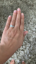 Load and play video in Gallery viewer, 14K White Gold Cushion Cut Forever One Moissanite and Round Cut Natural Diamond Engagement Ring And Band Bridal Wedding Set Halo 1.90ctw
