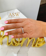 Load image into Gallery viewer, Round Cut Simulated Diamond Engagement Band, Ring Prong Set, Eternity, Propose, Promise Band 14K Solid Rose Gold  5.00ctw by ASW
